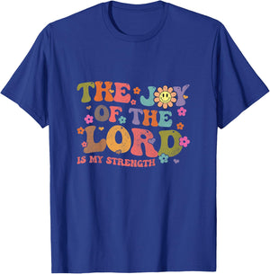 Kids The Joy Of The Lord Is My Strength Christian Religious Baby T-Shirt - T-Shirt | Royal