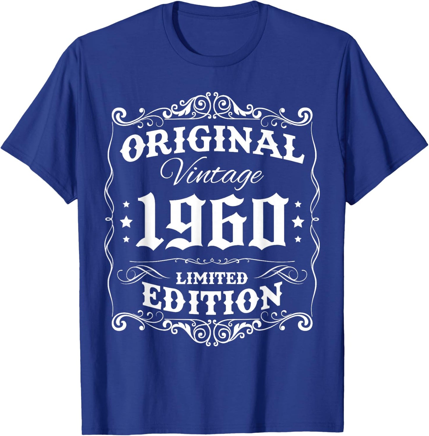 Original Vintage 1960 Limited Edition Classic 1960 Men Women T-Shirt - T-Shirt | Royal