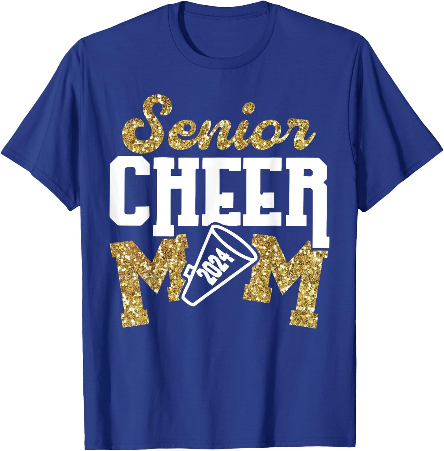 Senior Cheer Mom 2024 Class Of 2024 T-Shirt - T-Shirt | Royal