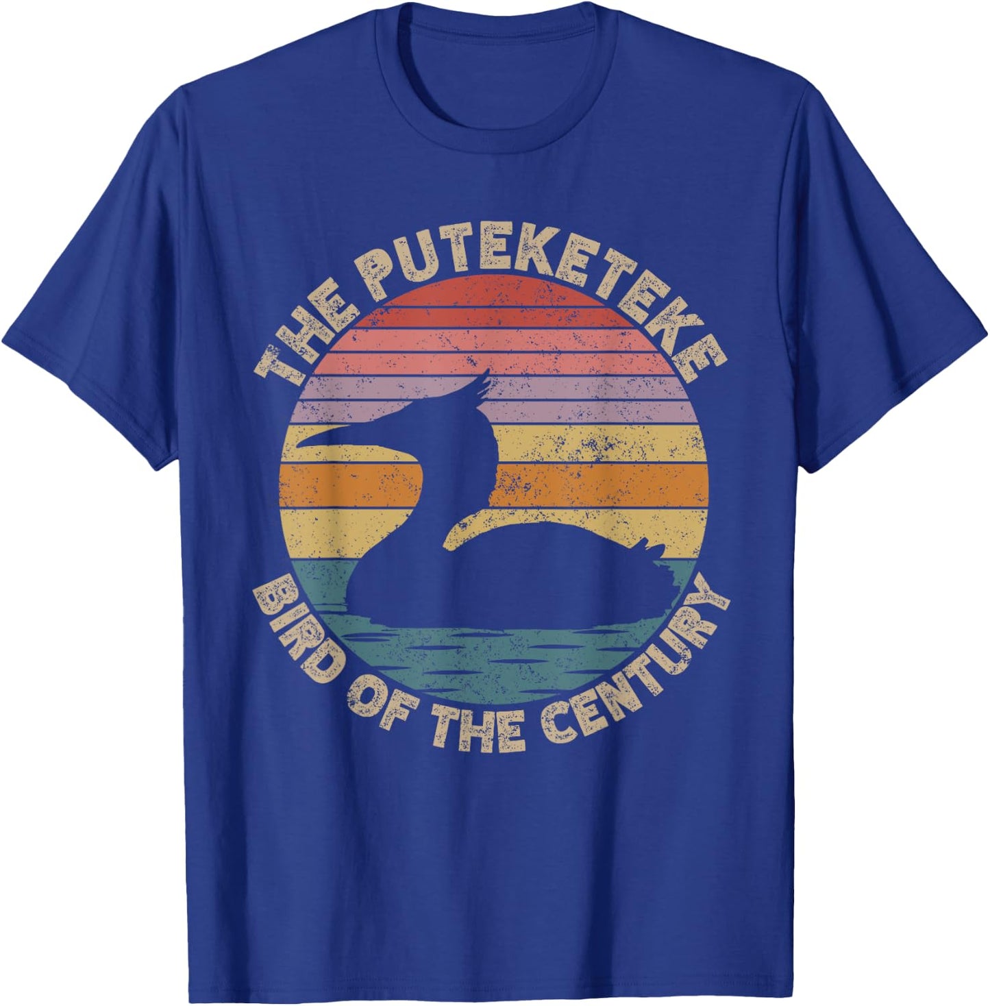Puteketeke New Zealand's Bird Of The Century Vintage T-Shirt - T-Shirt | Royal