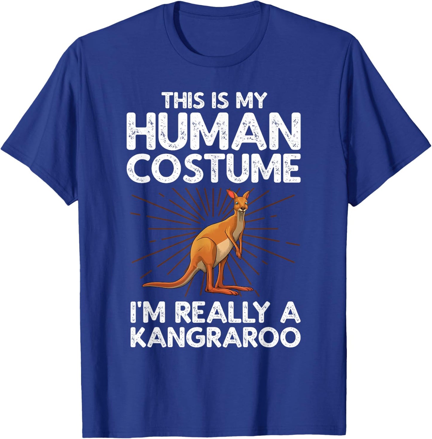 Funny Kangaroo Design Women Kids Kangaroo Animal T-Shirt - T-Shirt | Royal