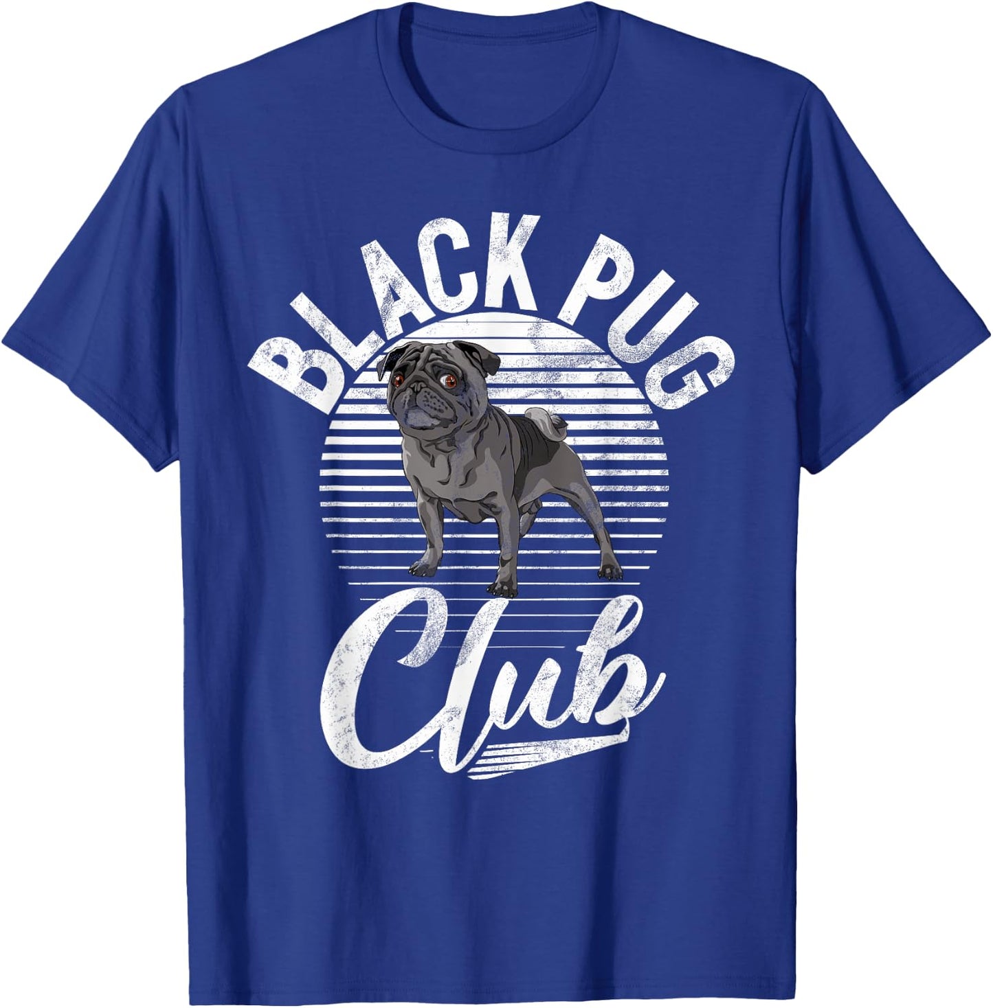 Black Pug Club Black Pug T-Shirt - T-Shirt | Royal