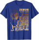 Jesus Is My God My King Black History Month BLM Melanin Lion T-Shirt - T-Shirt | Royal