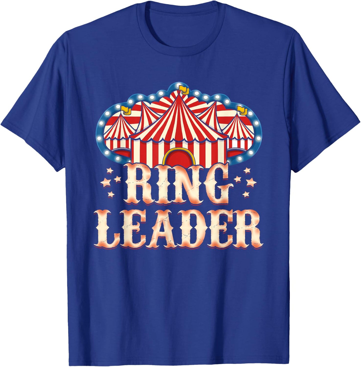 Circus Party Gift Clown Lion Fire Ring Acrobat Funny T-Shirt - T-Shirt | Royal