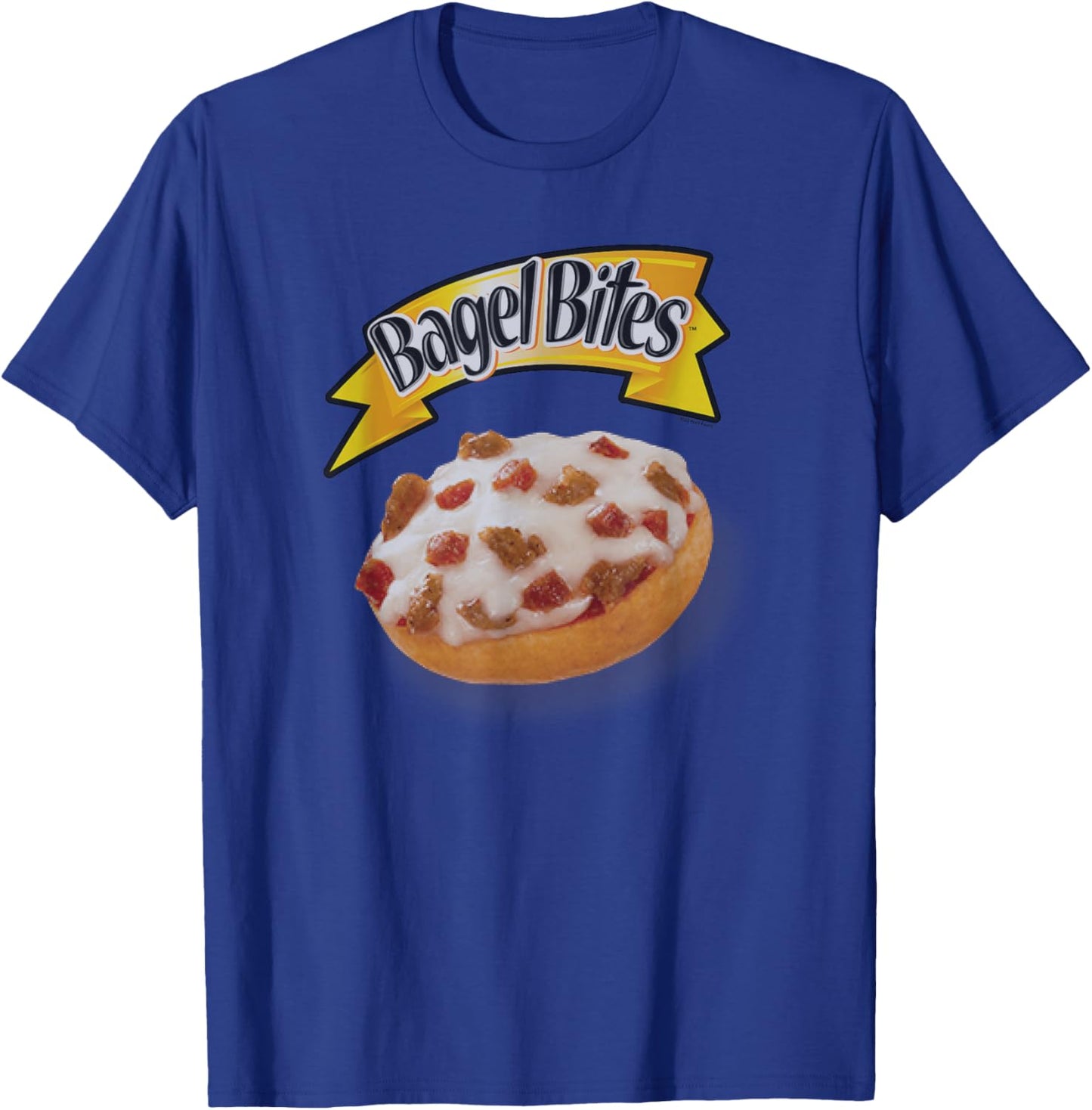 Bagel Bites Pizza Snacks Tasty Official Logo T-Shirt - T-Shirt | Royal