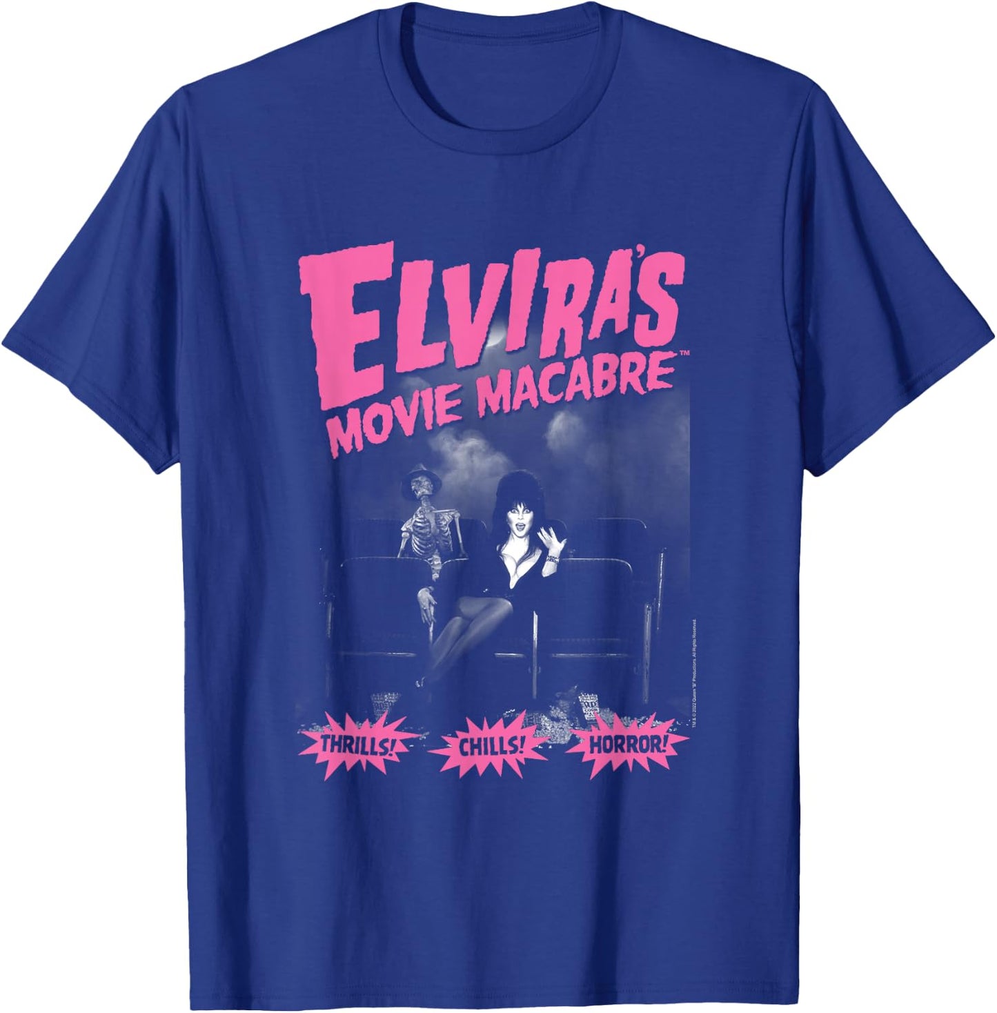 Elvira, Mistress of The Dark Movie Macabre Small T-Shirt - T-Shirt | Royal