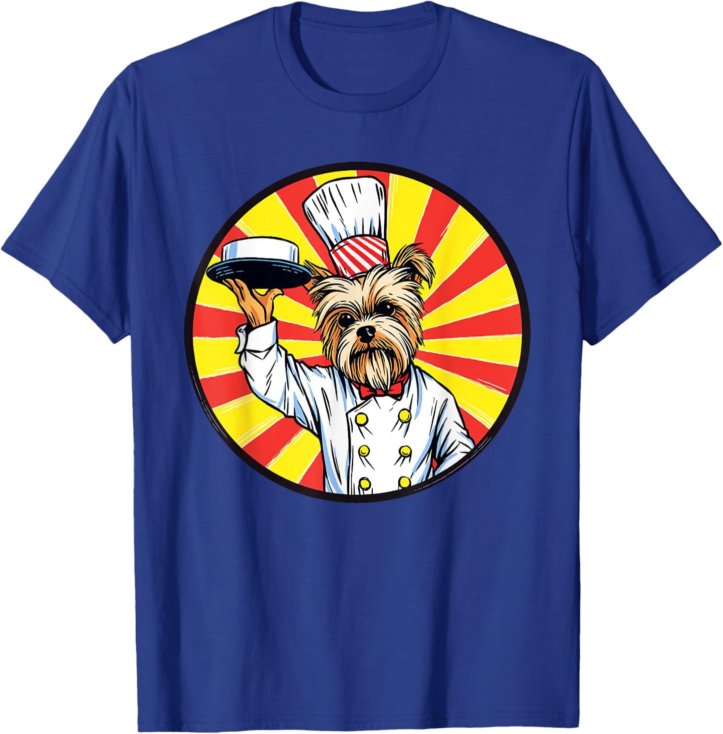 Yorkshire Terrier Chef Funny Dog Cooking T-Shirt - T-Shirt | Royal
