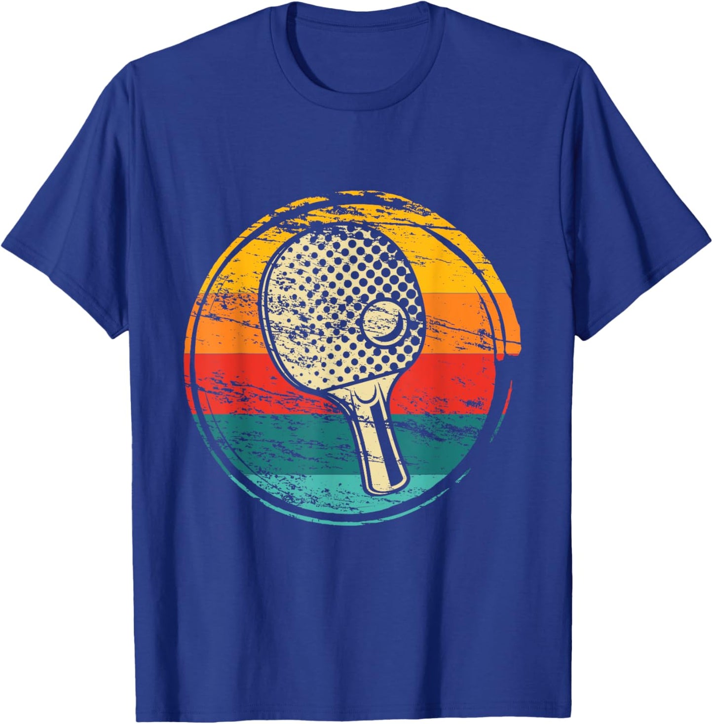 Retro Ping Pong Player - Table Tennis Tournament Lover T-Shirt - T-Shirt | Royal