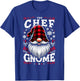 The Chef Gnome Matching Family Christmas Pajama T-Shirt - T-Shirt | Royal