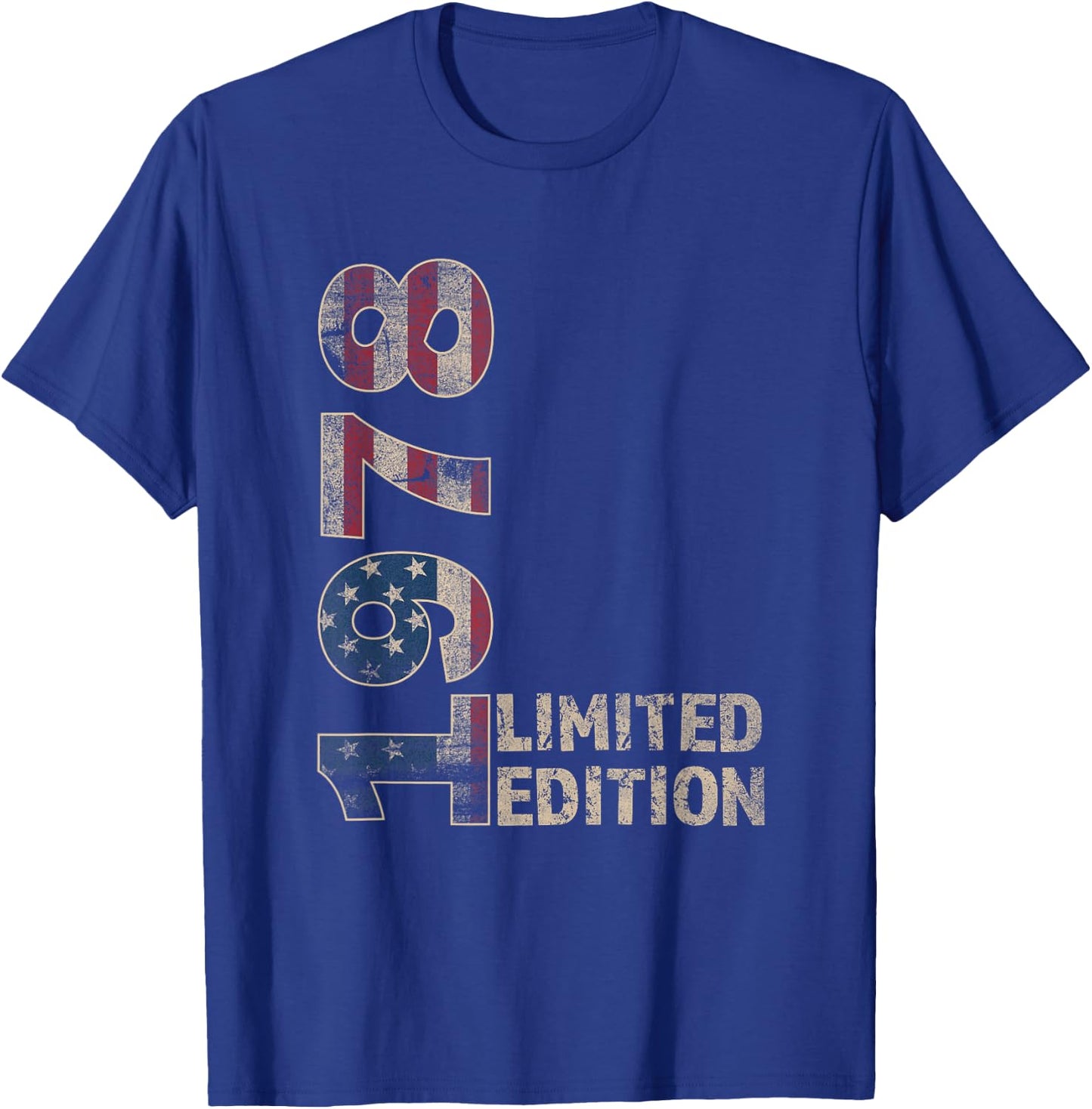 47th Birthday Gift men Vintage born 1978 turning 47 Year Old T-Shirt - T-Shirt | Royal