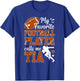 My Favorite Football Player Calls Me Tia Football Tia Aunt T-Shirt - T-Shirt | Royal