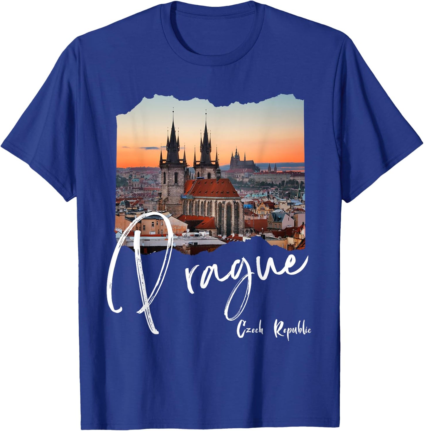 Prague Czech Republic Souvenir T-Shirt - T-Shirt | Royal