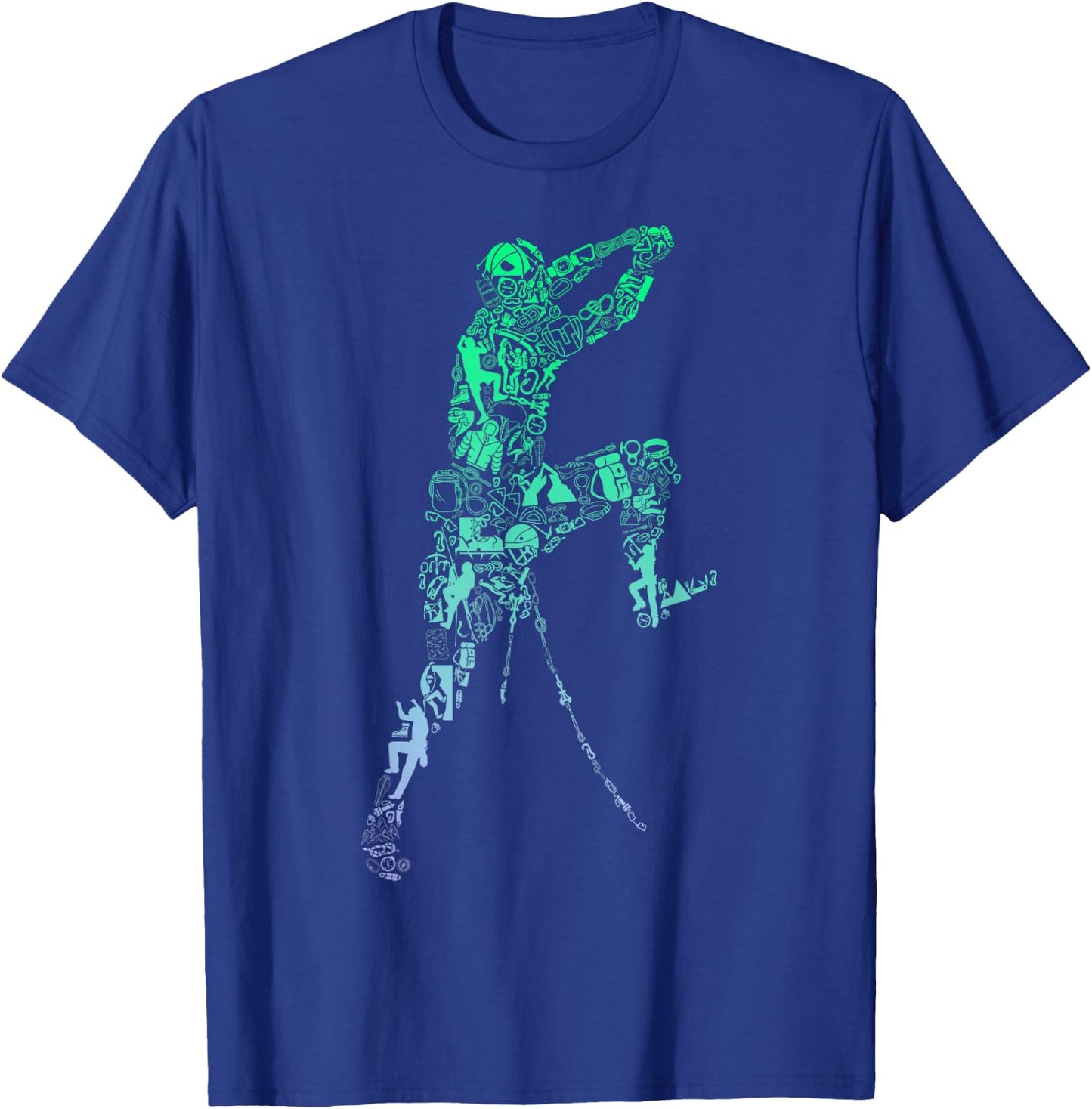 Bouldering for Climber | Boys Climbing T-Shirt - T-Shirt | Royal
