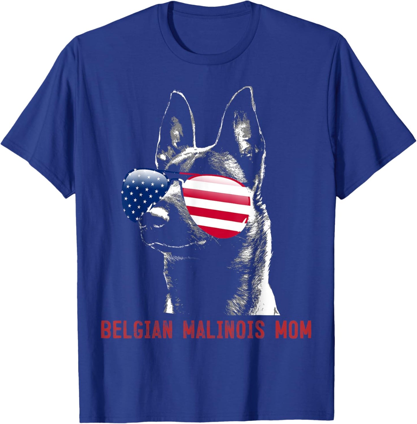 Belgian Malinois Mom Dog Puppy USA Women T-Shirt - T-Shirt | Royal