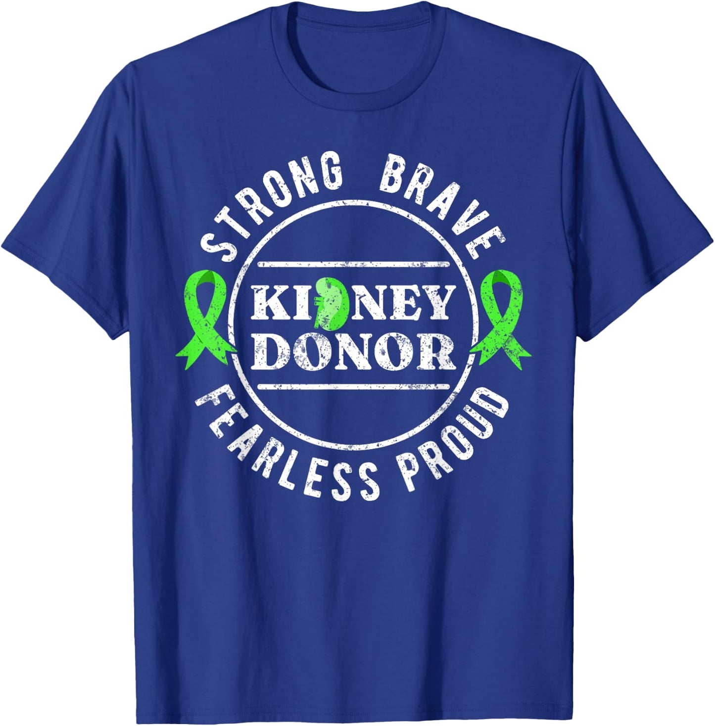 Kidney Donor Organ Donation Women's Classic Fit Black Cotton T-Shirt - T-Shirt | Royal