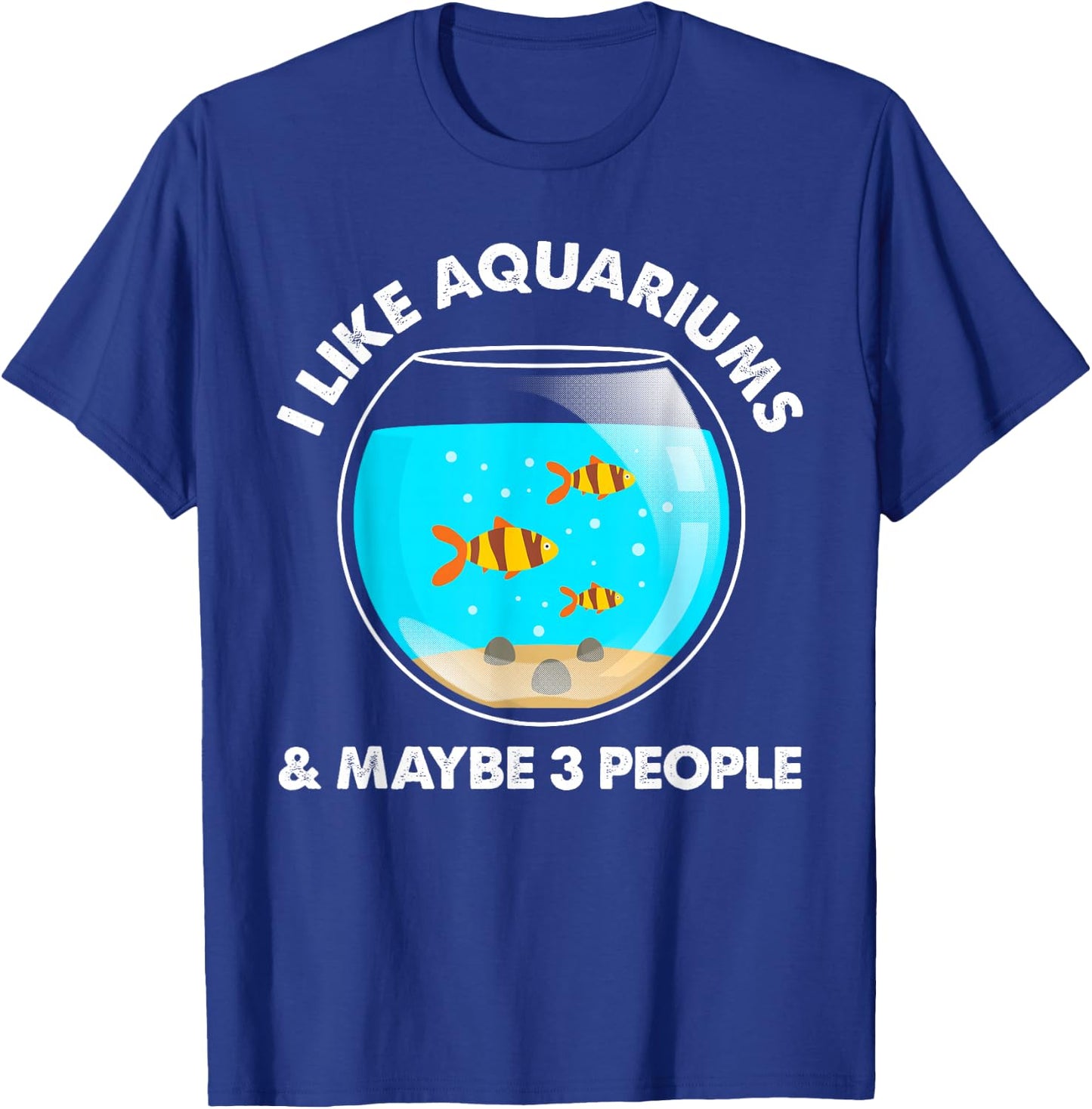 Cool Aquarium Women Fish Tank Aquarist Fish Lovers T-Shirt - T-Shirt | Royal