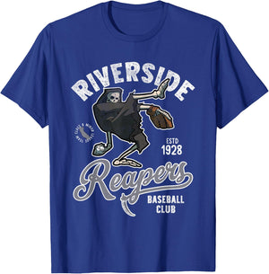 Riverside Grim Reapers Retro Minor League Baseball Team T-Shirt - T-Shirt | Royal