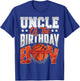 Uncle basketball birthday Boy Family Baller b-day Party T-Shirt - T-Shirt | Royal