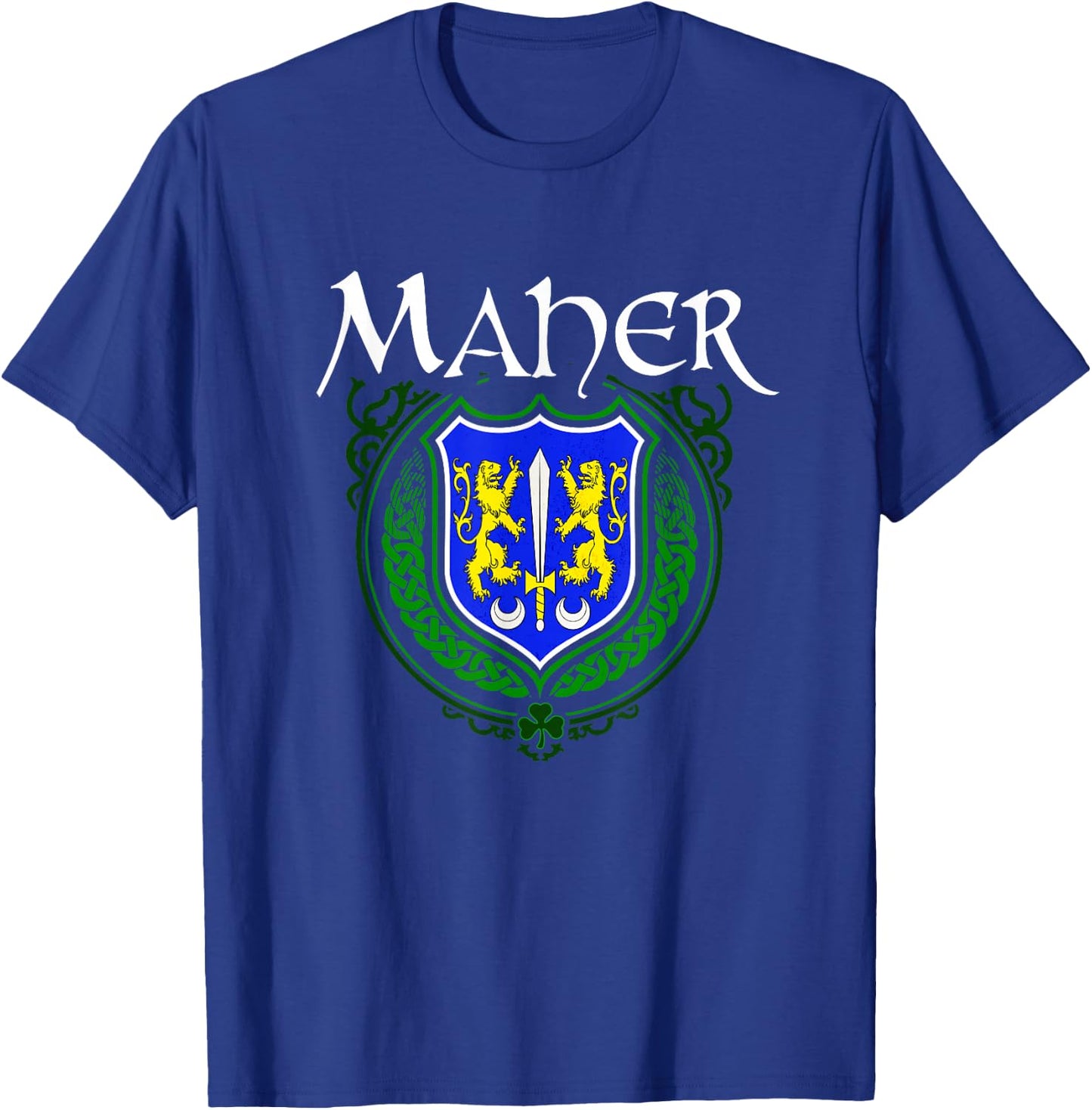 Maher Surname Irish Clan Tartan Badge Ireland T-Shirt - T-Shirt | Royal