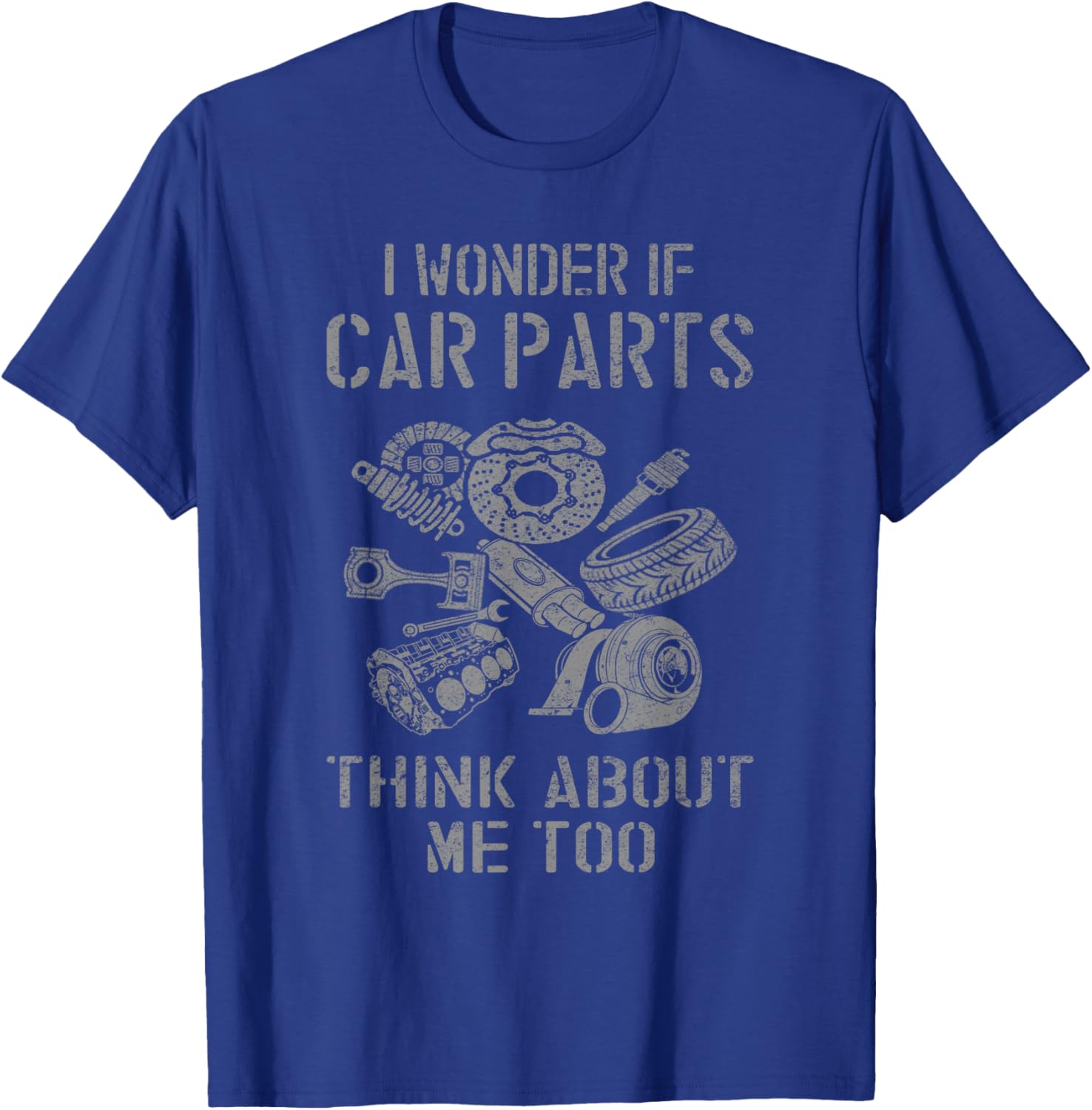 Car mechanic Funny car parts T-Shirt - T-Shirt | Royal