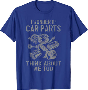 Car mechanic Funny car parts T-Shirt - T-Shirt | Royal