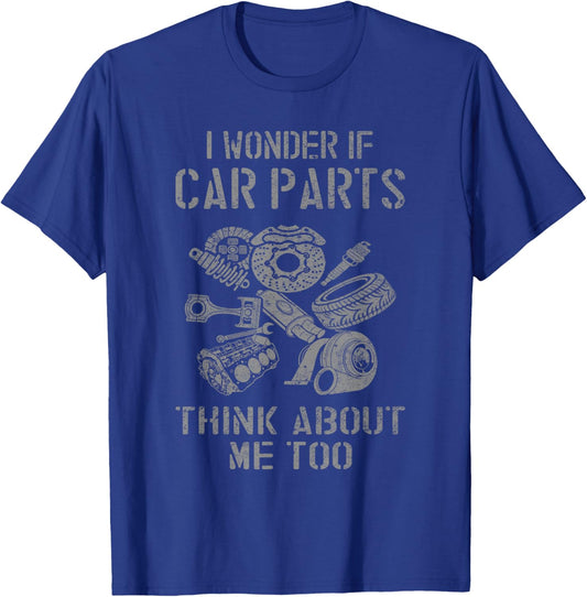 Car mechanic Funny car parts T-Shirt - T-Shirt | Royal