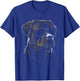 Rottweiler walking sunglasses pet lover dog T-Shirt - T-Shirt | Royal