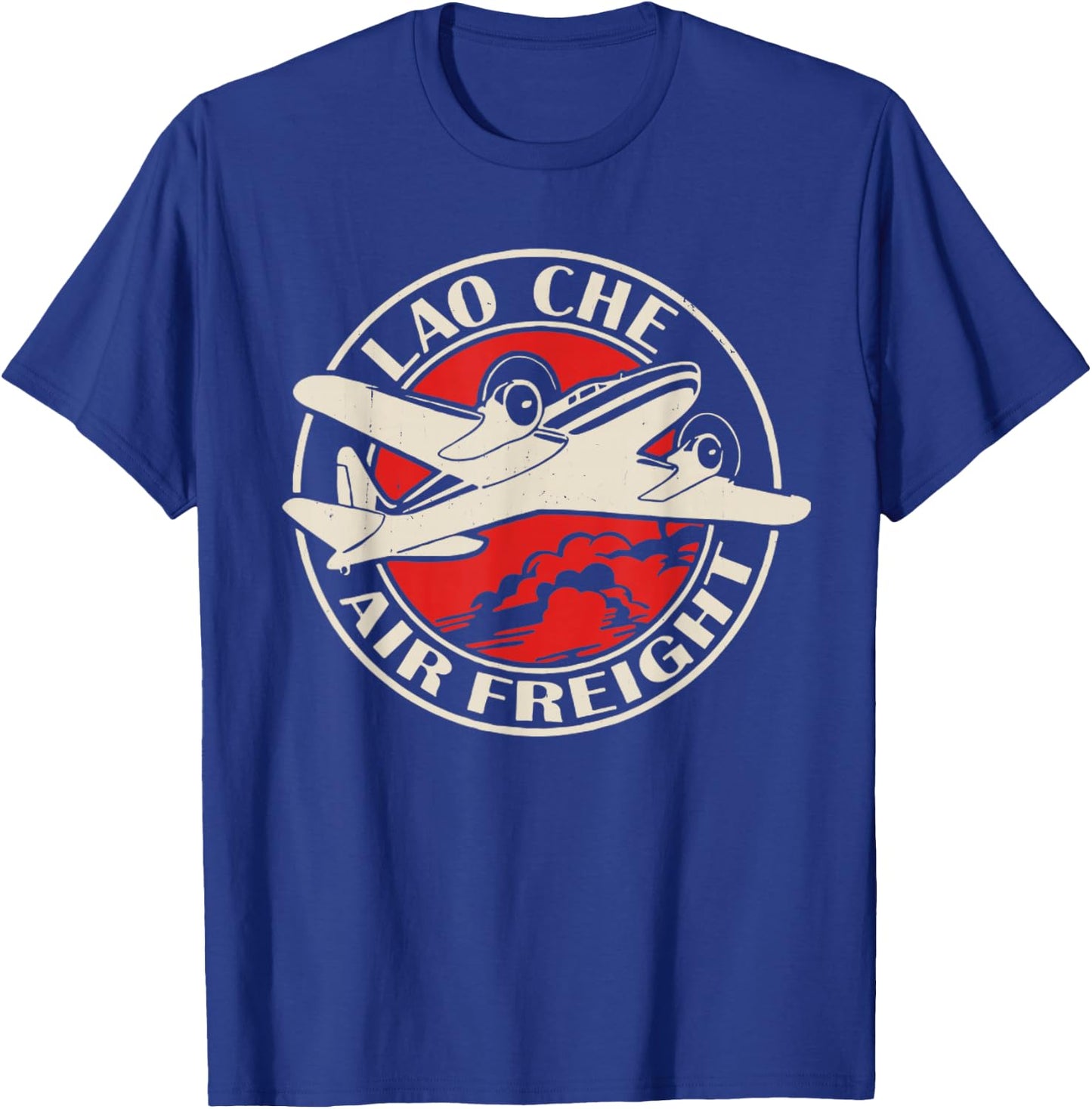 Vintage Lao Che Air Freight - Movie Art Space 80s T-Shirt - T-Shirt | Royal