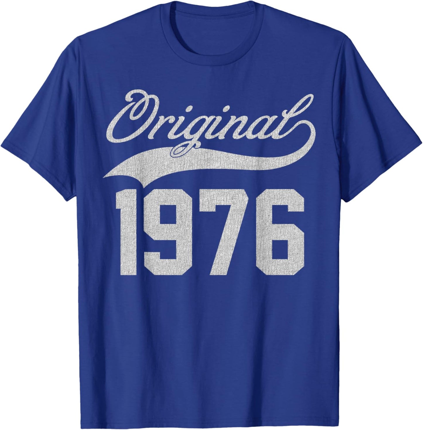 Vintage 1976 Funny 49 Years Old Men and Women 49th Birthday T-Shirt - T-Shirt | Royal