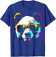 Panda Sunglasses Artwork | Animal Motif Panda T-Shirt - T-Shirt | Royal