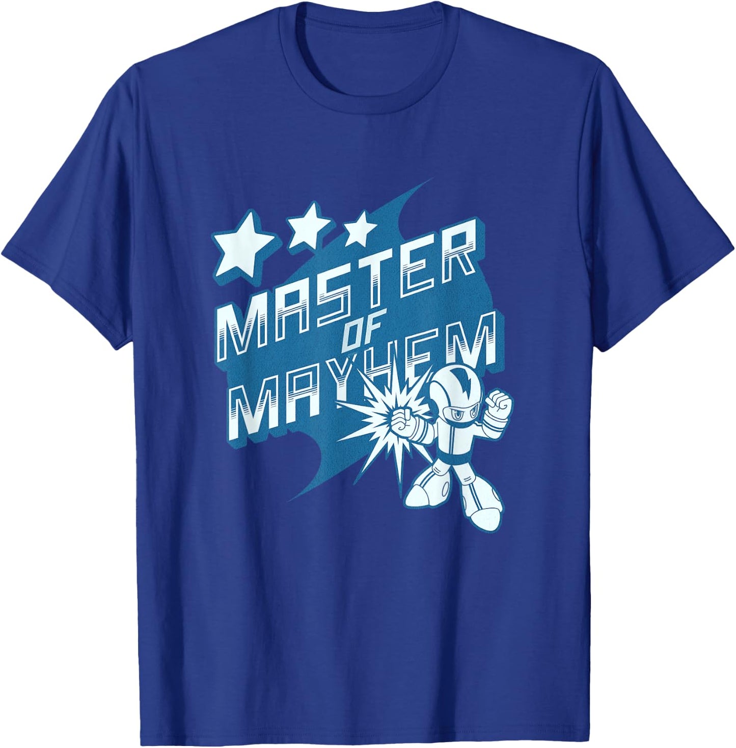Gamer Master of Mayhem Casual Comfortable and Funny T-Shirt - T-Shirt | Royal