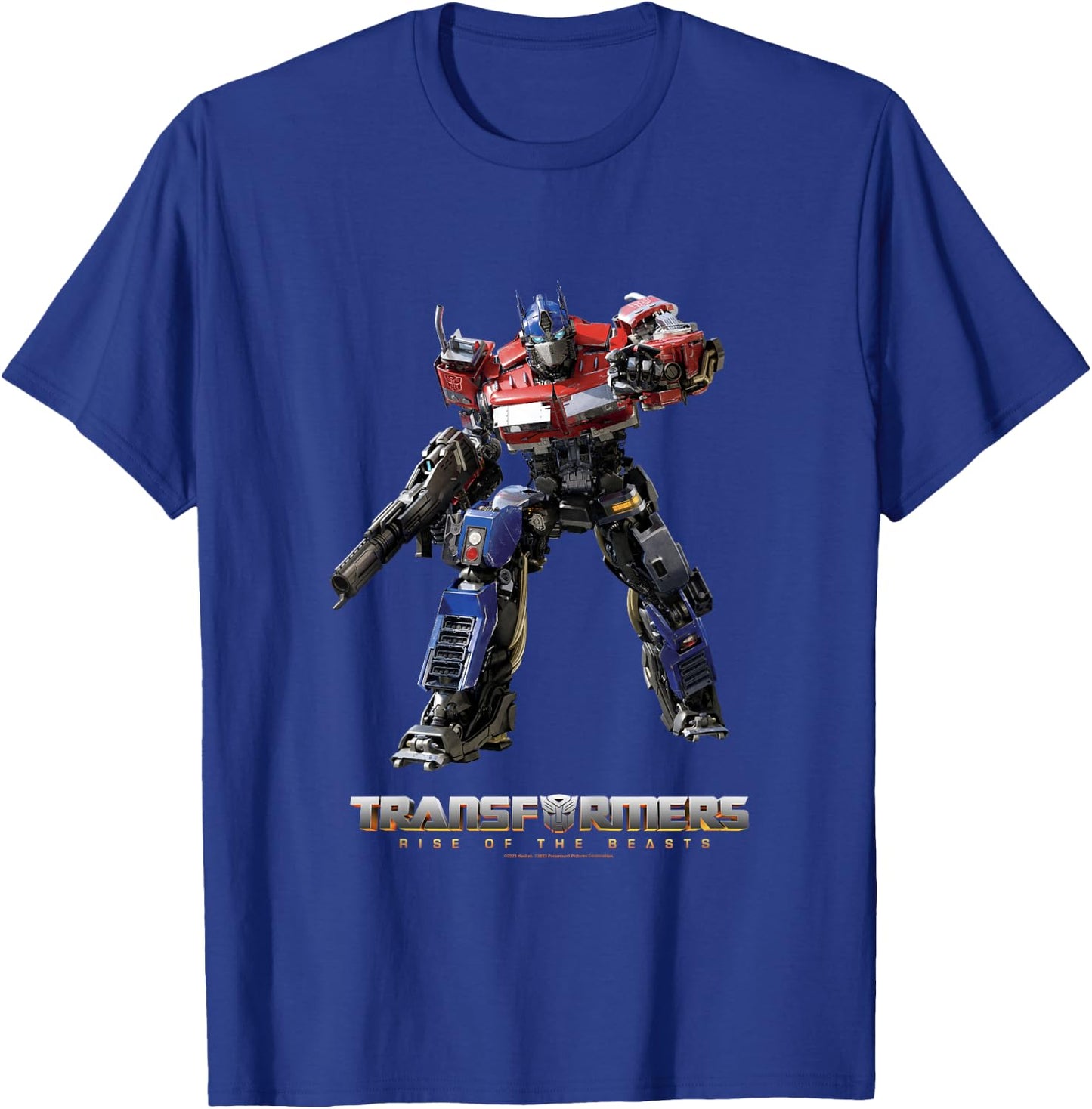 Transformers: Rise of the Beasts Optimus Prime Full Body T-Shirt - T-Shirt | Royal