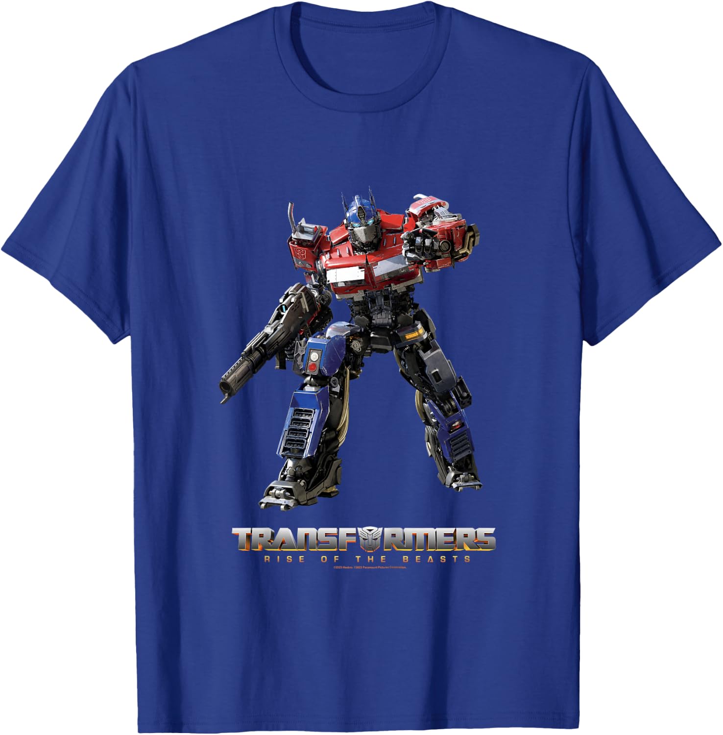 Transformers: Rise of the Beasts Optimus Prime Full Body T-Shirt - T-Shirt | Royal