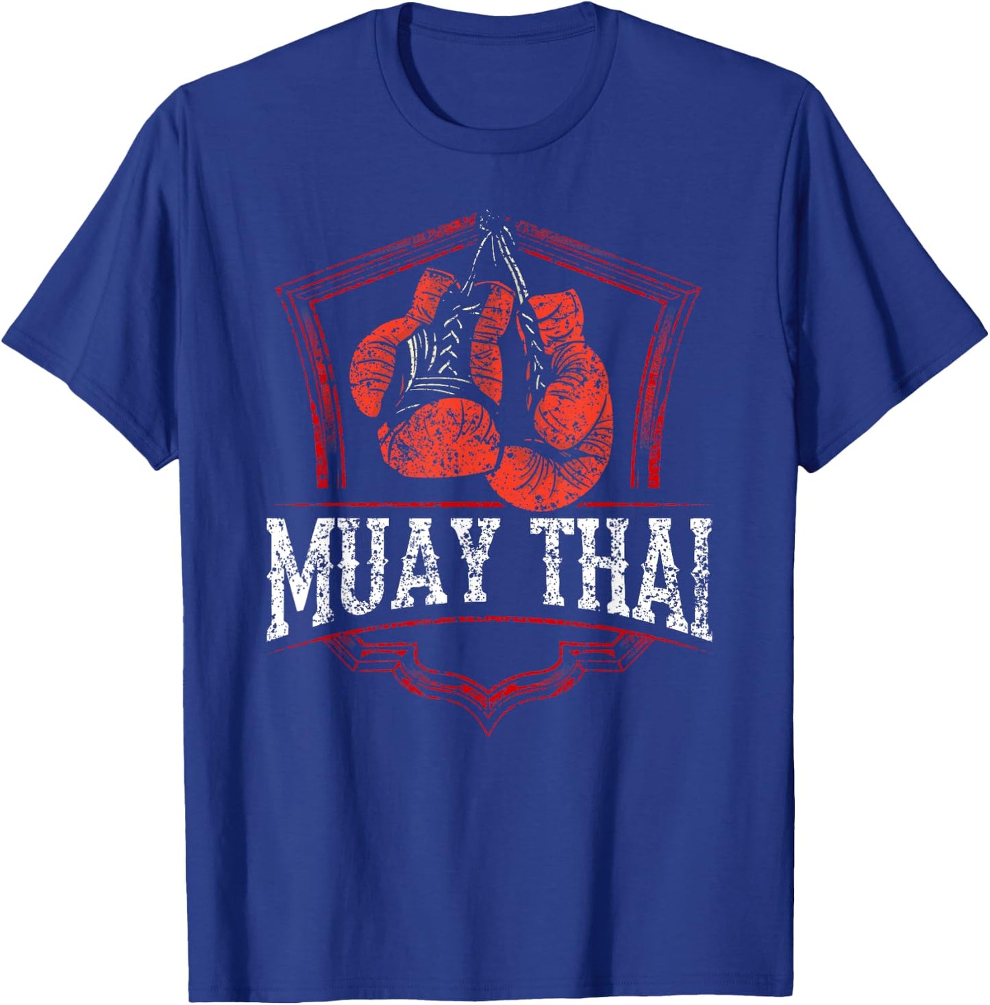 Muay Thai Martial Arts Fighter Boxing Hobby T-Shirt - T-Shirt | Royal