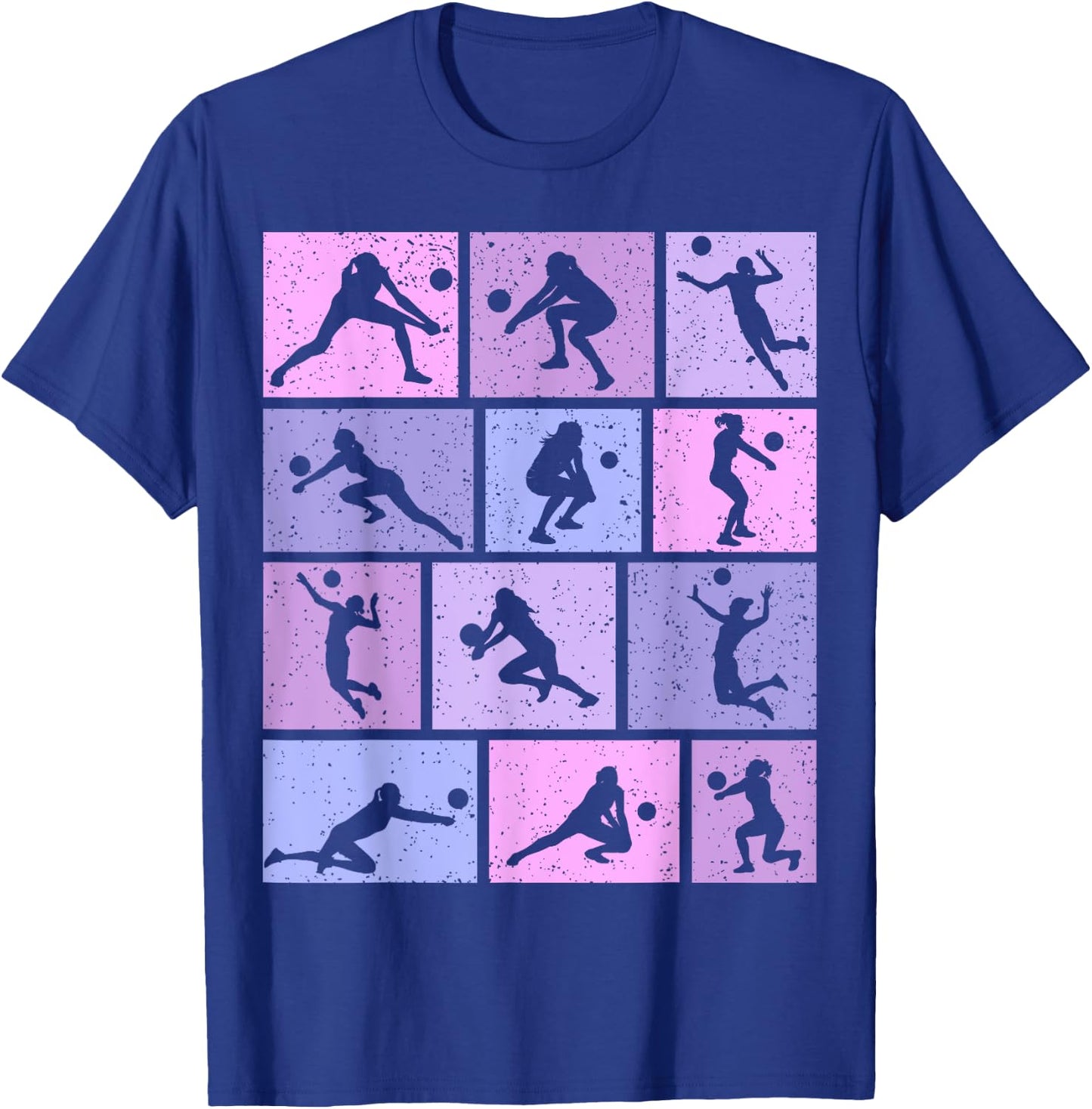 Volleyball Girl Kids Women T-Shirt - T-Shirt | Royal