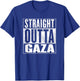 Gaza Apparel - Straight Outta Gaza T-Shirt - T-Shirt | Royal
