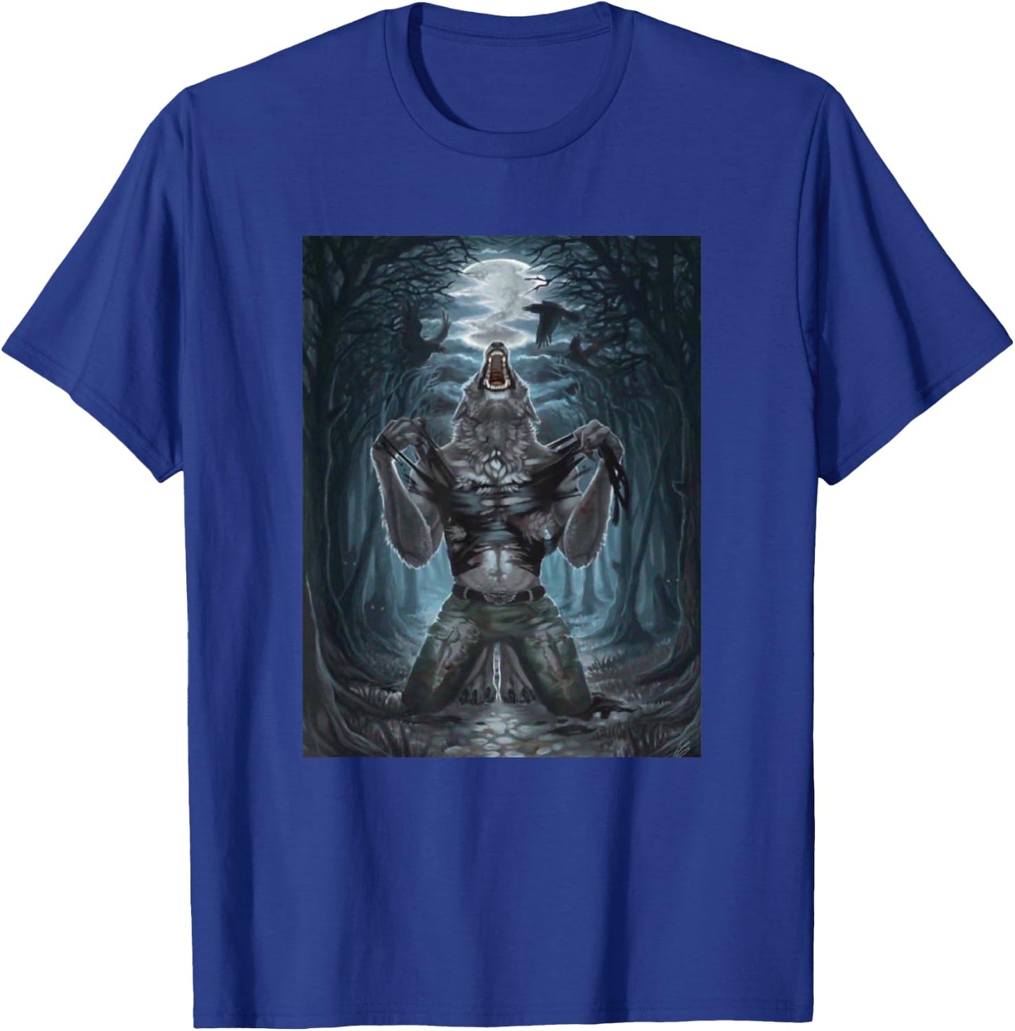 Werewolf Ripping Off Meme T-Shirt - T-Shirt | Royal