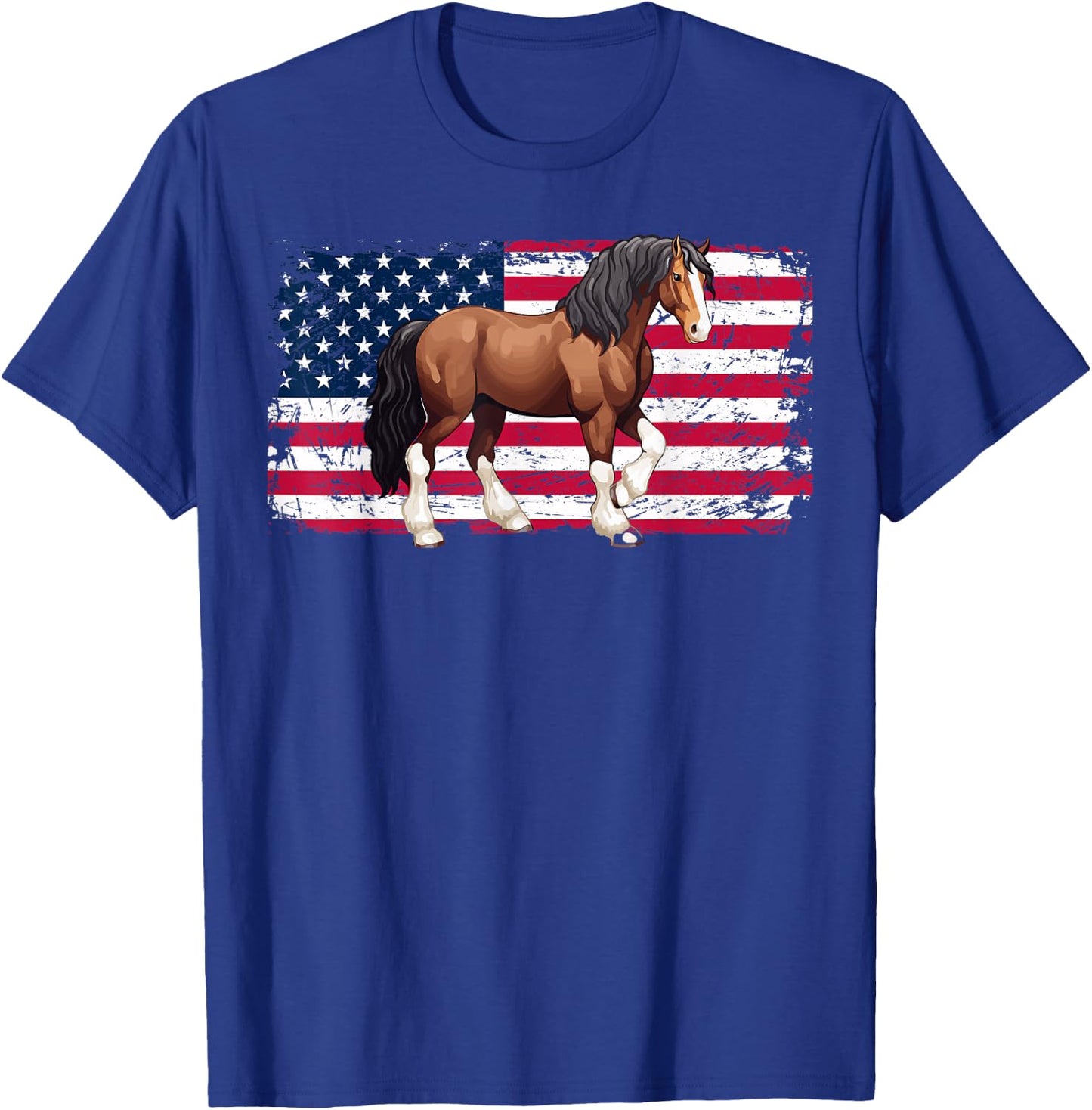 Clydesdale Horse Owner Horse Lover Horseback Riding T-Shirt - T-Shirt | Royal