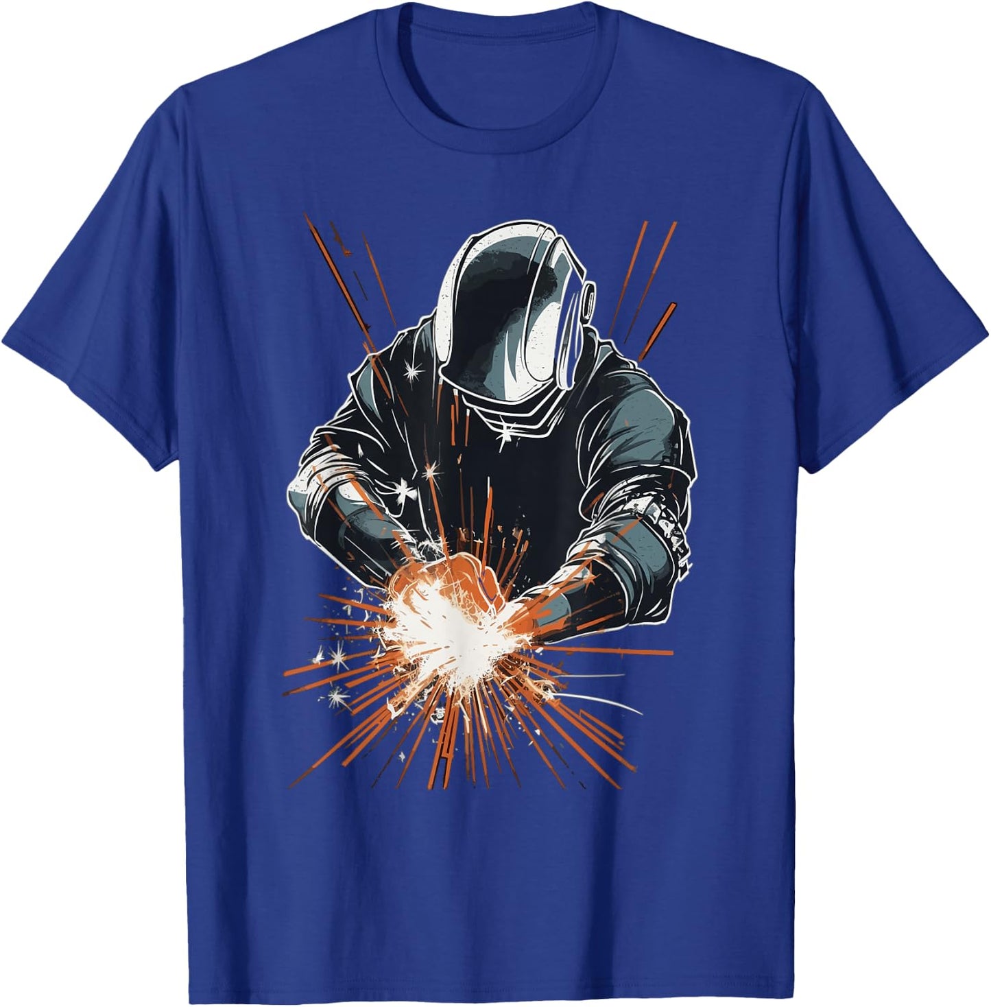 Welder Accessories Welding Metal Worker Outfit T-Shirt - T-Shirt | Royal
