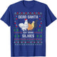Silkie Chicken Christmas Silkies Ugly Xmas Sweater T-Shirt - T-Shirt | Royal