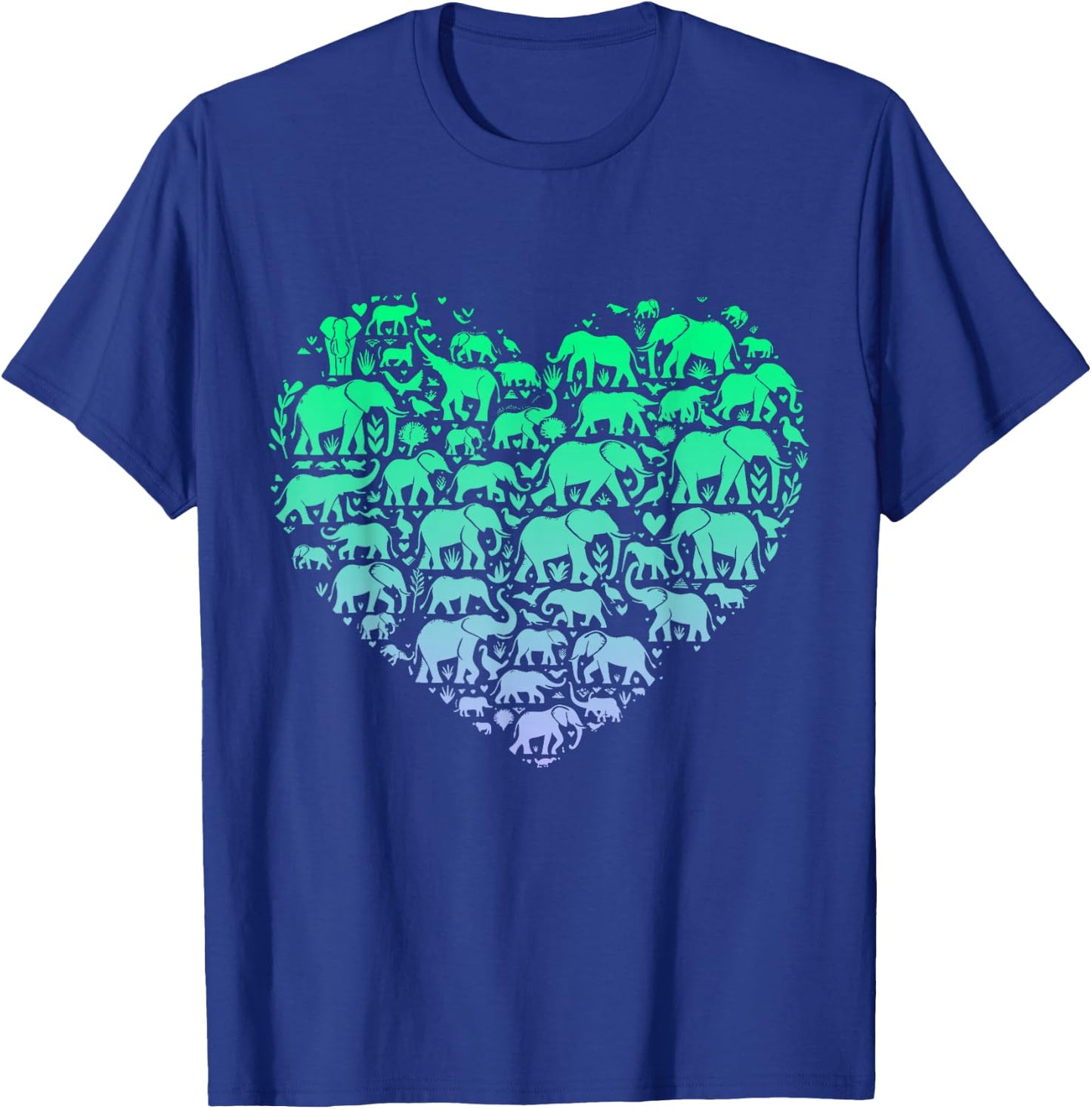 Silhouette Elephants Stuff for Elephant Lover Boys Elephant T-Shirt - T-Shirt | Royal