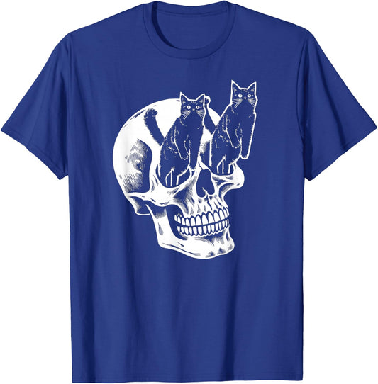 My Skull Has Cats For Eyes T-Shirt - T-Shirt | Royal