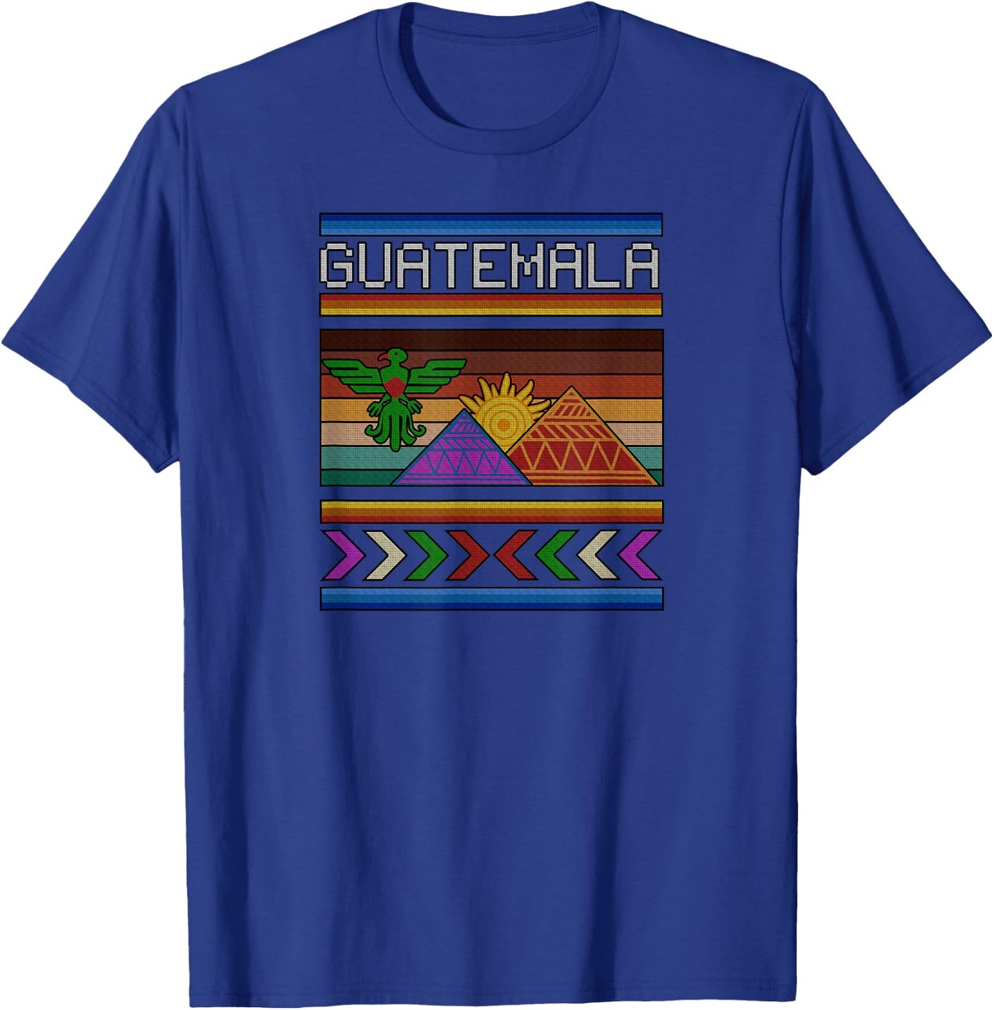 Guatemala Guate ancient Ancient Mayan Quetzal National Bird T-Shirt - T-Shirt | Royal
