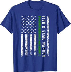 Fish And Game Warden T-Shirt - T-Shirt | Royal