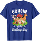 Cousin Of The Birthday boy Party Cow Farm 1St Birthday Party T-Shirt - T-Shirt | Royal