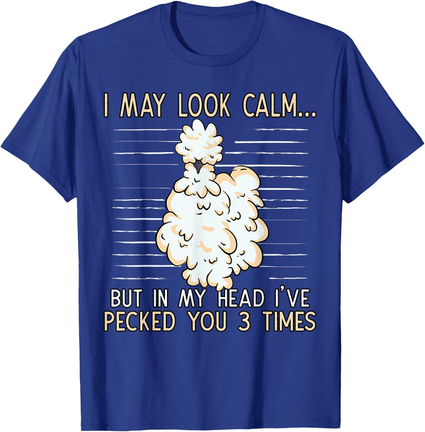 Silkie Chicken Farming Farmer Crazy Chinese Silky Chicken T-Shirt - T-Shirt | Royal