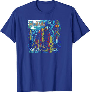 Def Leppard - Rocket T-Shirt - T-Shirt | Royal