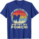 Pizza And Pomchi Women Pom-Chi Dog Mom Dad Funny T-Shirt - T-Shirt | Royal