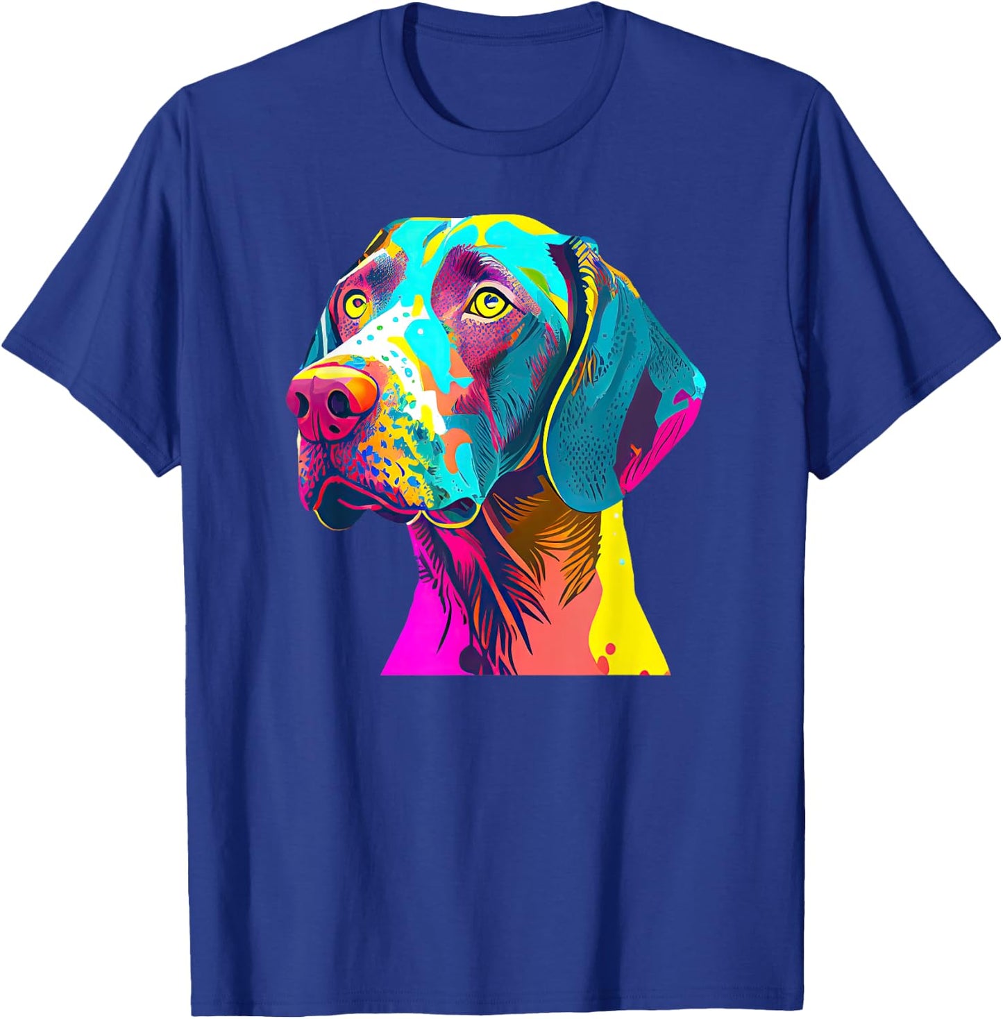 German Pointer Lovers Pop Art German Short Haired Pointer T-Shirt - T-Shirt | Royal