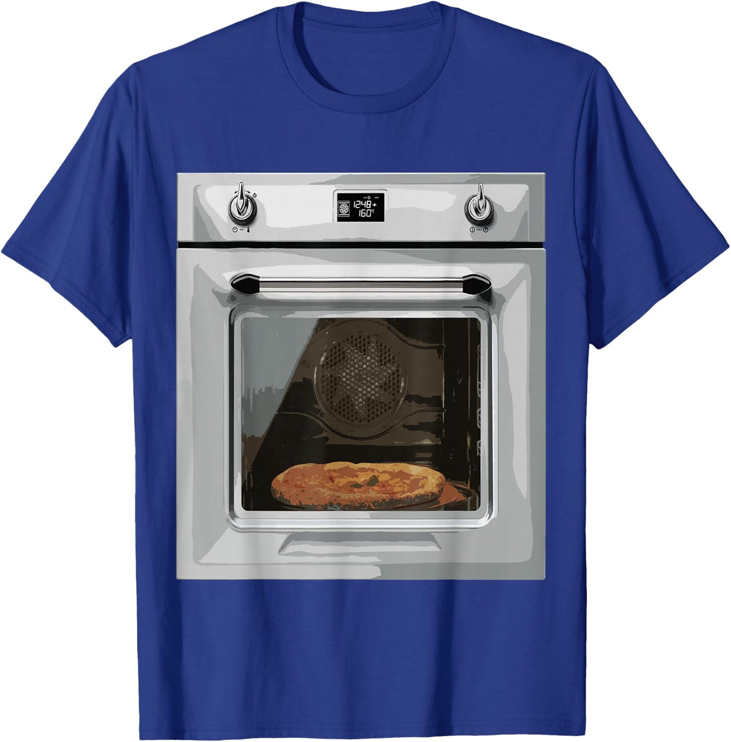 Baking Oven Costume Funny Halloween Silvester Hot Furnace T-Shirt - T-Shirt | Royal